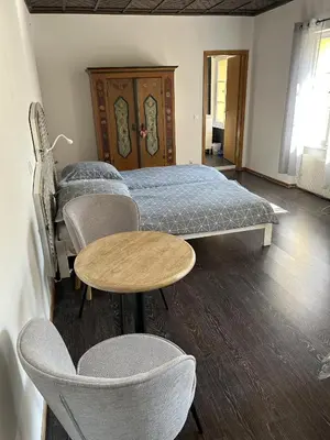 Un ou plusieurs lits dans un hébergement de l'établissement Chambres d'Hôtes Le Felseneck
