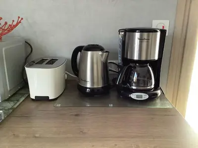 Plateau bouilloire dans l'établissement Le chouette gîte