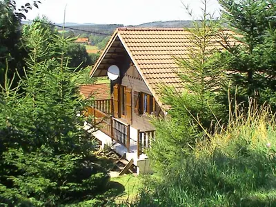 Paysage naturel près de le chalet