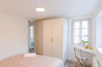 Un ou plusieurs lits dans un hébergement de l'établissement Séjour idéal à Colmar Centre
