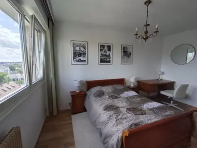 Un ou plusieurs lits dans un hébergement de l'établissement Appartement centre ville Mulhouse