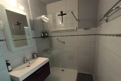 Salle de bains dans l'établissement Appartement centre ville Mulhouse