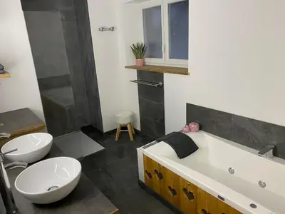 Salle de bains dans l'établissement Le cocon d’Emma