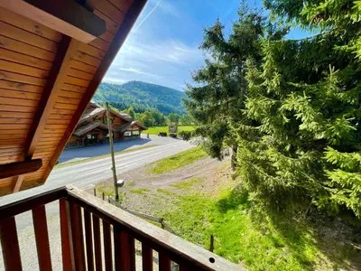 Paysage naturel près de le chalet