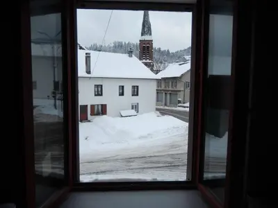 L'établissement Au Pied du Gazon en hiver