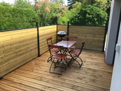 Balcon ou terrasse dans l'établissement Gîte d’Alsace l’Escale