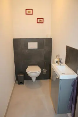 Salle de bains dans l'établissement Gîte Le Cep d'Or Alsace