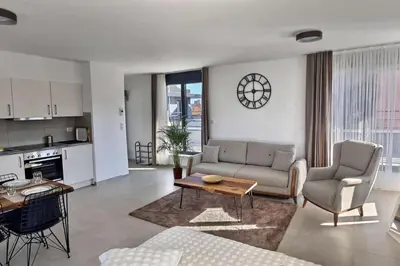 Cuisine ou kitchenette dans l'établissement KRésidence - Appartements Saint-Louis