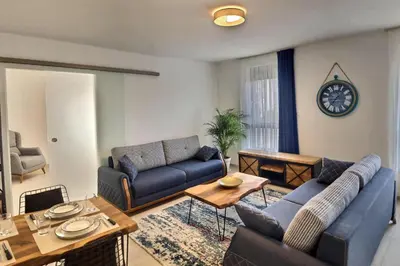 Coin salon dans l'établissement KRésidence - Appartements Saint-Louis