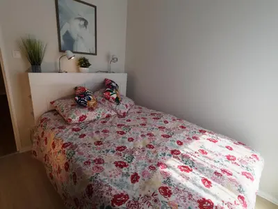 Un ou plusieurs lits dans un hébergement de l'établissement COLMAR SWEET HOME