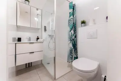 Salle de bains dans l'établissement Colmar City Center - Belle Alsace 2 - BookingAlsace