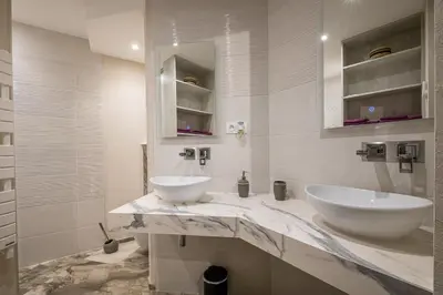 Salle de bains dans l'établissement Appart 4 pers design et cosy avec Jardin au Cœur de Sélestat