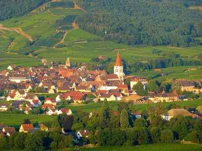 Paysage naturel près de la maison de vacances