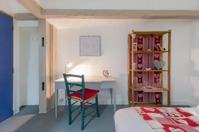 Un ou plusieurs lits dans un hébergement de l'établissement Travel Homes -The Cigogne, quiet & heart of Colmar