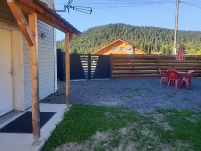 Vue générale sur la montagne ou vue sur la montagne depuis l'appartement