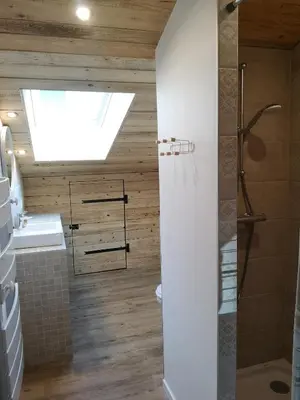 Salle de bains dans l'établissement Cocon de caractère au cœur des vignes Alsaciennes