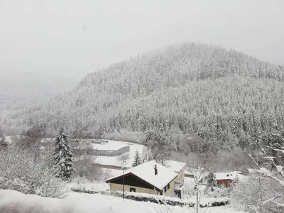 L'établissement Chalet le Bruleux en hiver