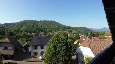 Vue générale sur la montagne ou vue sur la montagne depuis l'appartement