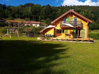 Paysage naturel près de le chalet