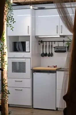 Cuisine ou kitchenette dans l'établissement Les biquettes Amoureuses