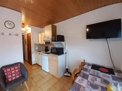 Cuisine ou kitchenette dans l'établissement Hameau des chaumes vue panoramique