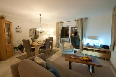 Coin salon dans l'établissement La Pénate des 3 Châteaux