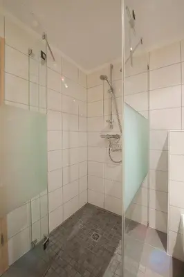 Salle de bains dans l'établissement La Pénate des 3 Châteaux