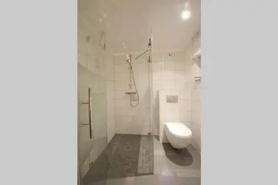 Salle de bains dans l'établissement La Pénate des 3 Châteaux