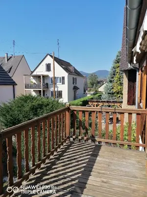 Vue générale sur la montagne ou vue sur la montagne depuis l'appartement
