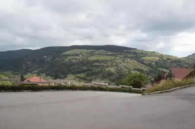 Paysage naturel près de le chalet