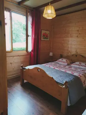 Un ou plusieurs lits dans un hébergement de l'établissement Chalet du Spièmont