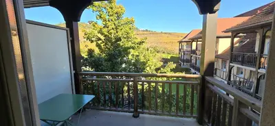 Balcon ou terrasse dans l'établissement Le Petit Nid