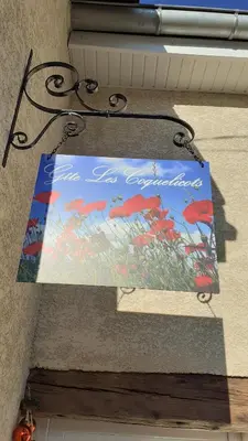 Plan de l'établissement gîte Les Coquelicots