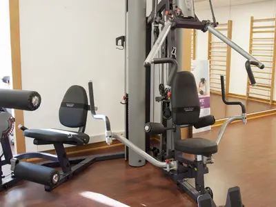 Salle ou équipements de sports de l'établissement Les Appartements du Parc - Accès piscine et spa