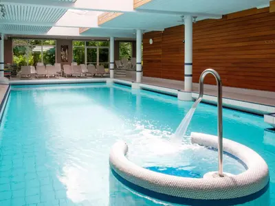 Piscine de l'établissement Les Appartements du Parc - Accès piscine et spa ou située à proximité