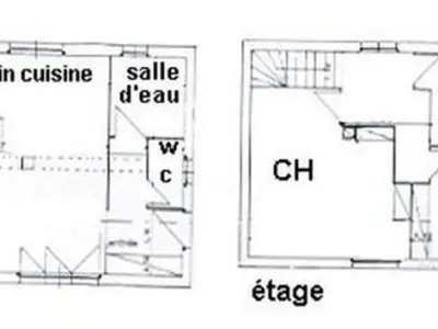 Plan de l'établissement Chalet de Montagne Chaleureux avec Cheminée, Terrasse et Proche Ski - FR-1-589-2