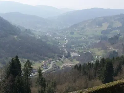 Paysage naturel près de la maison de vacances