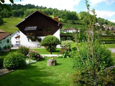 Jardin de l'établissement Gîte confortable à La Bresse, proche centre-ville, nature et activités - FR-1-589-97