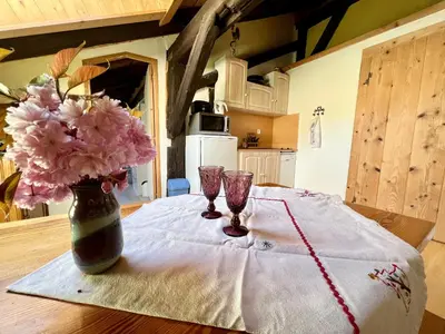 Plan de l'établissement Charmant studio dans ferme avec terrasse et parking - montagnes des Vosges - FR-1-589-164