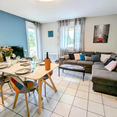Appartement chaleureux avec garage & balcon au cœur de Gérardmer