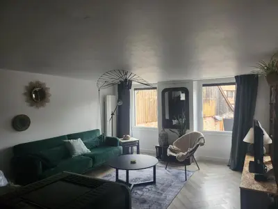 Coin salon dans l'établissement Au petit randonneur