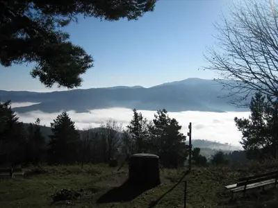 Paysage naturel près de la maison de vacances