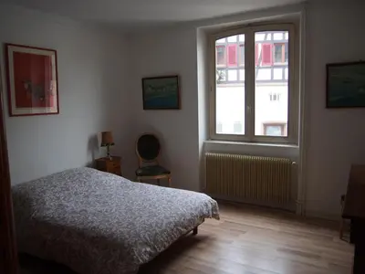 Un ou plusieurs lits dans un hébergement de l'établissement Gîte des Seigneurs 2