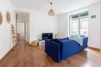 Un ou plusieurs lits dans un hébergement de l'établissement My Colmar Homes - Le XIII
