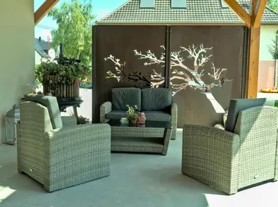 Coin salon dans l'établissement Gîte Cosy L'Ecrin du Ried PROCHE EUROPA-PARK