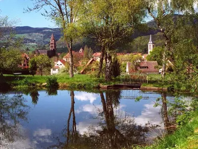 Paysage naturel près de la maison de vacances