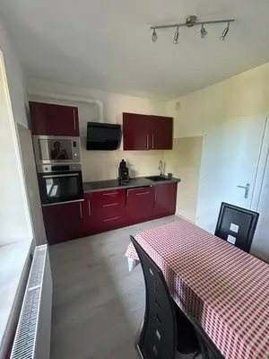 Cuisine ou kitchenette dans l'établissement Chez Aurel & Manu