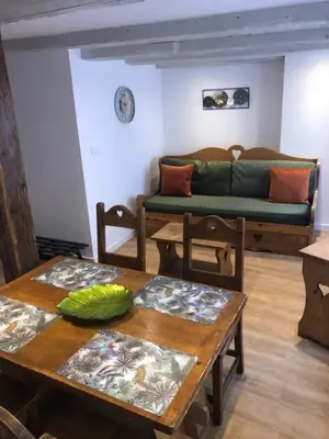 Coin salon dans l'établissement Les appartements du Koifhus
