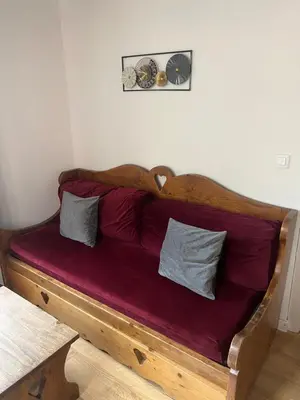 Coin salon dans l'établissement Les appartements du Koifhus