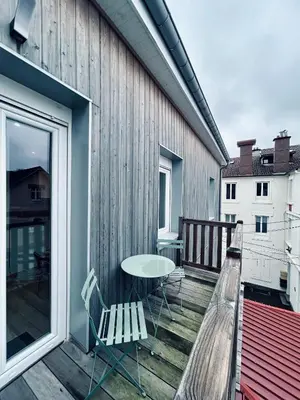 Balcon ou terrasse dans l'établissement La Brimbelle - Hypercentre rue piétonne